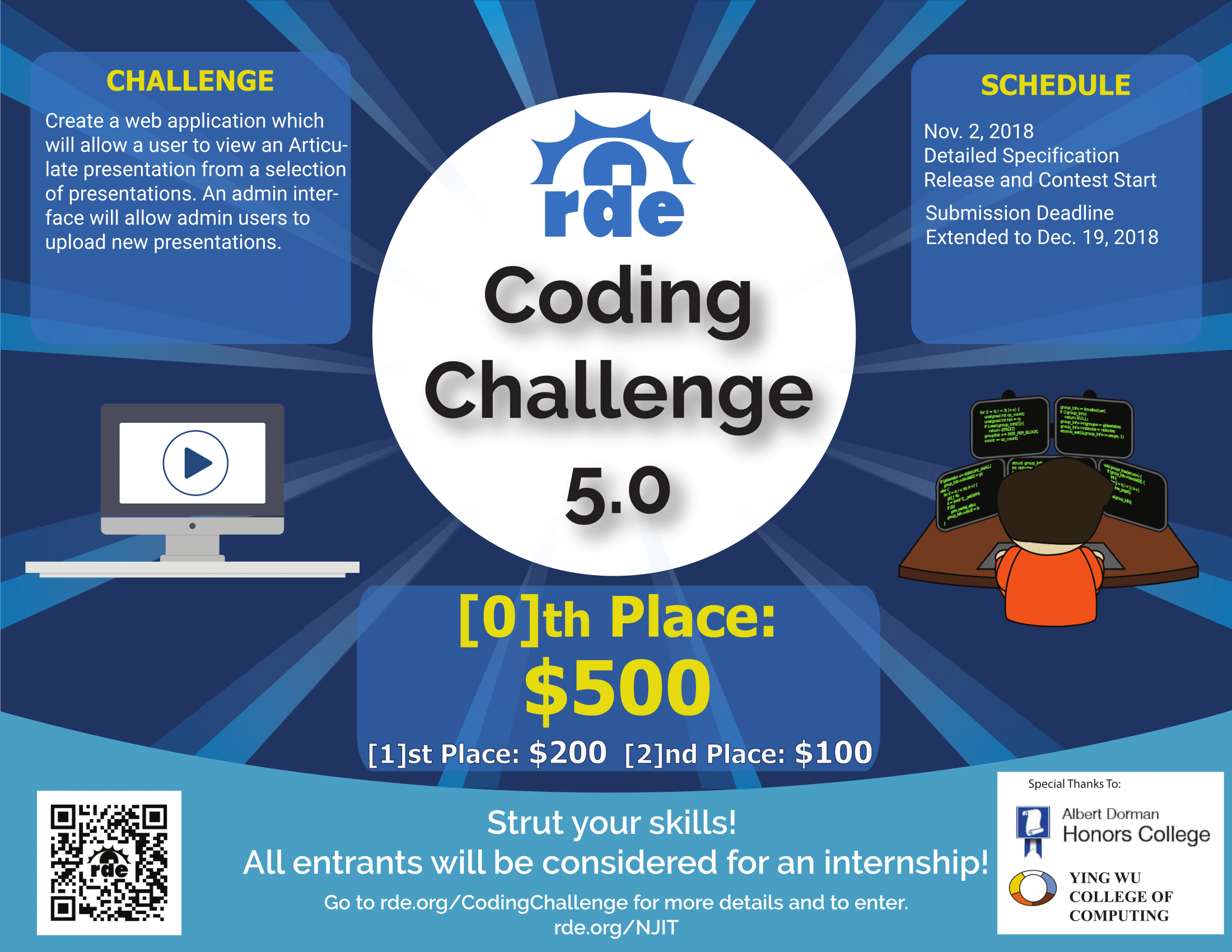 Coding Challenge Flyer